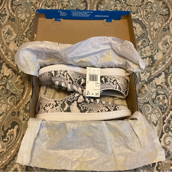 NWT RARE Adidas x Hyde Stan Smith Python Print Sneakers Wmns 6.5 Men 5.5 - Picture 7 of 16